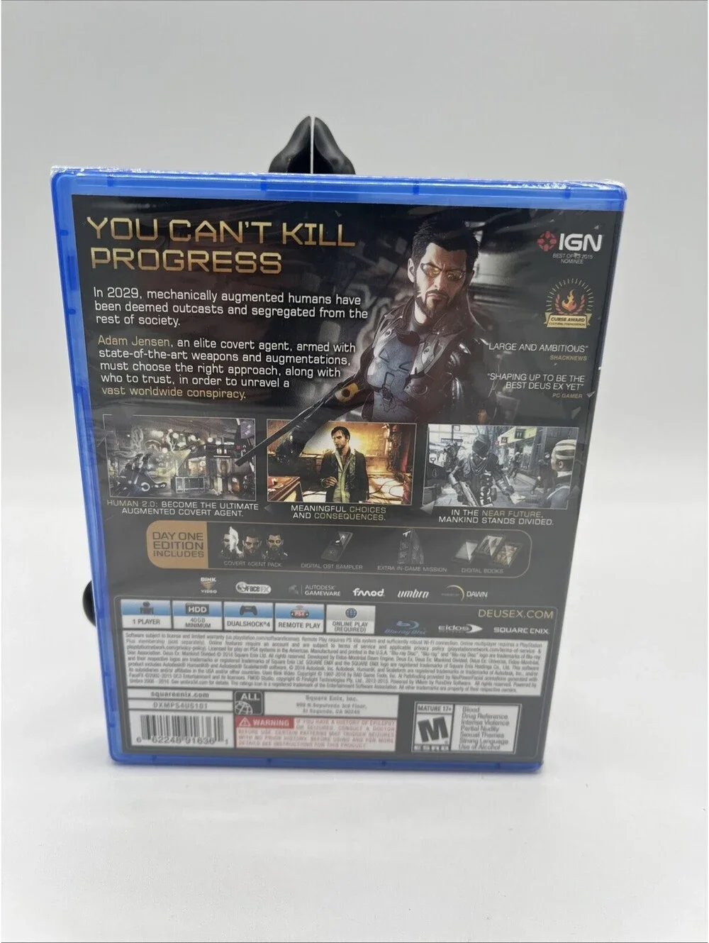 MINT NEW Sealed DEUS EX Mankind Divided day one for PS4 Playstation 4  #O1